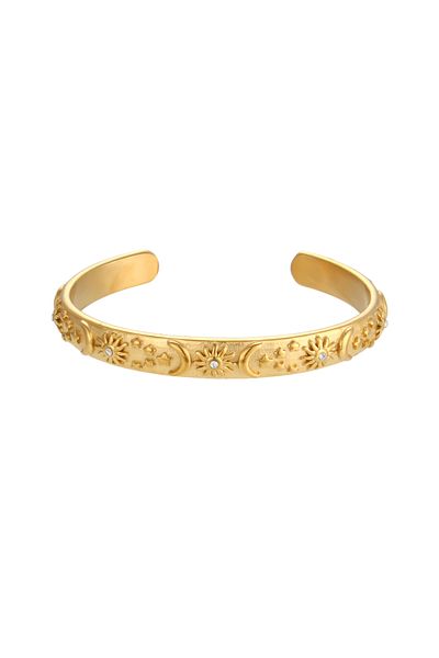 Choice Bangle E.B.belle Classical Vintage Women Gold Plated Jewelry Set Chunky Statement Earring Rings Indi