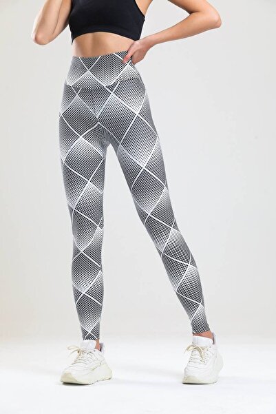 Miss Prova Colanți sport cu talie înaltă, imprimate digital, MISSTA2371