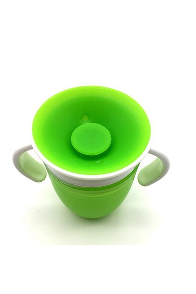 Choice Green Silicone Cup Mouth 360 Leak Proof Sprinkling Magic Cup Baby Children Learn To Drink Anti Choke