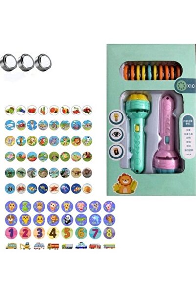 Buldug Eğitici Çocuk Projektör Feneri - Led Işıklı, Hikaye Anlatımlı, Taşınab...