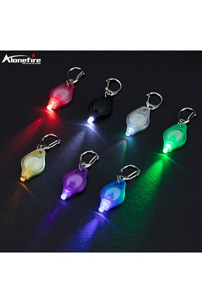 Choice Cr2016 Green 1 Pc Mini Led Keychain Light Multicolored Cool Rainbow White Red Yellow Green Blue Purp