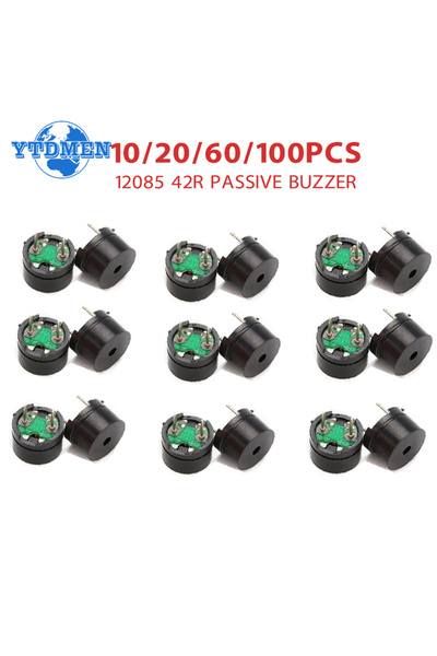 Choice5 YTDMEN 10PCS 10/20/60/100PCS 12085 Passive Buzzer 12MMx8.5MM 42R Resi...