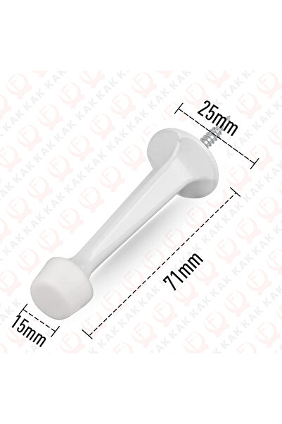 Choice واقي باب جداري أبيض من KAK، واقي باب شديد التحمل، مصنوع من سبائك الزنك...