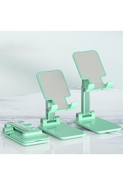 Choice green High Quality Desktop Tablet Holder Table Cell Foldable Extend Su...