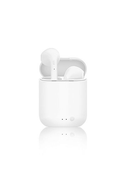 Choice White Original TWS I12 Macaron Wireless Bluetooth Headset Matte Sport Binaural Earbuds Wireless Head