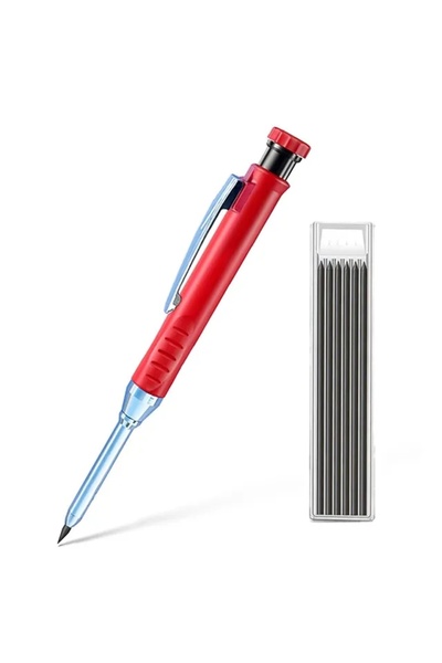 Choice مجموعة حمراء - B 2 قطعة/المجموعة 2.8 مم قلم رصاص ميكانيكي للنجار مع مب...