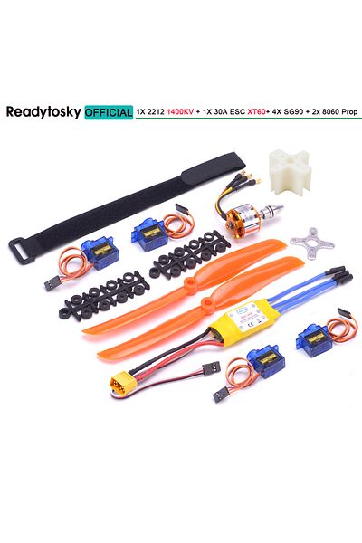 Choice 1400kv Xt60 4servos A2212 2212 1400kv 2200kv Brushless Motor 30a Esc Sg90 9g Micro Servo 6inch / 8in