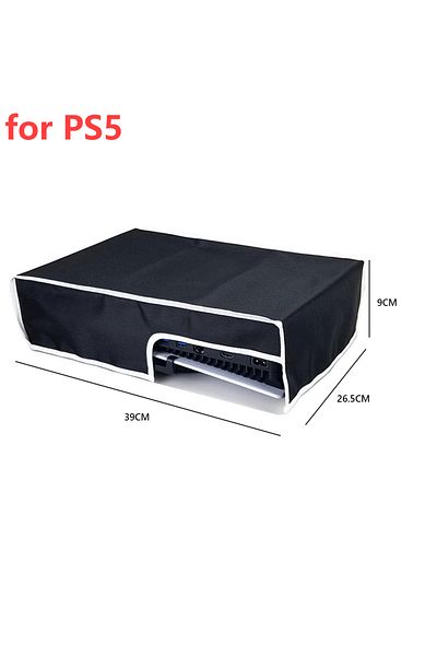 APWIKOGER Black Horizontal Dust Proof Cover For PS5 Game Console Protector Case Anti-scratch Sleeve Protective