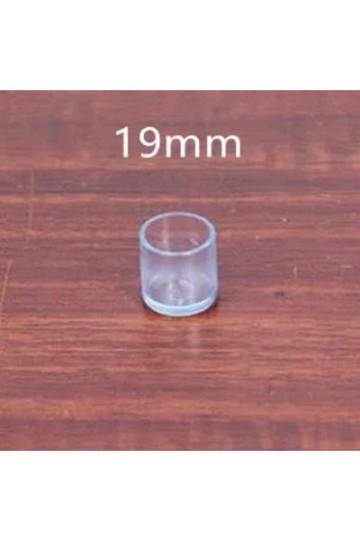 Choice 16 Pcs 19mm 16pcs Transparent Furniture Feet Caps Chair Table Sofa Non-slip Mute Rubber Leg Mat Wood