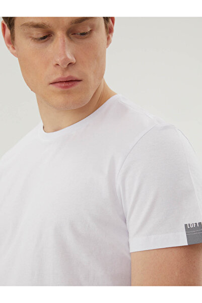 Loft Ανδρικό μπλουζάκι Regular Fit Λευκό LF2029278