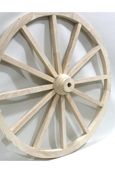 Otantik Çarşı Roată autentică din lemn pentru cărucior de cal 100 cm. Decor de perete