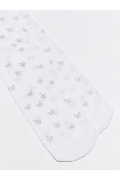 LC Waikiki Patterned Girl's Pantyhose (S3)