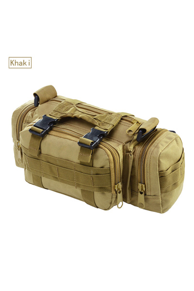Choice Khaki High Quality Outdoor Tactical Backpack Waist Pack Waist Bag Moch...