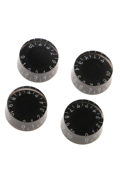 Choice Set of 4pcs Plastic Guitar Speed Control Knobs Stringed Instruments Parts For Guitar Replacement ...