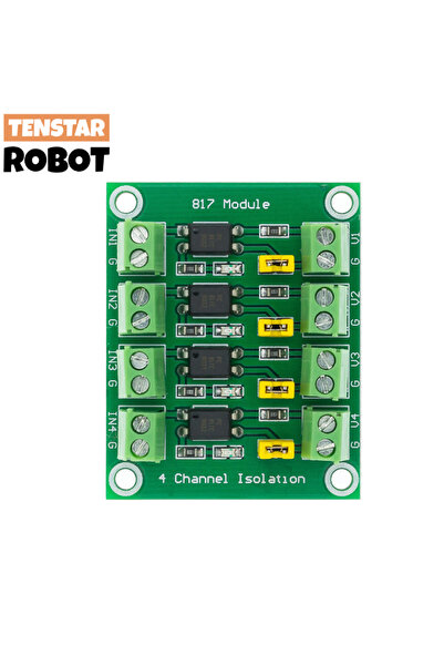 TENSTAR ROBOT لوحة عزل ضوئية PC817 رباعية القنوات (2/4/8 قنوات) محول جهد كهرب...