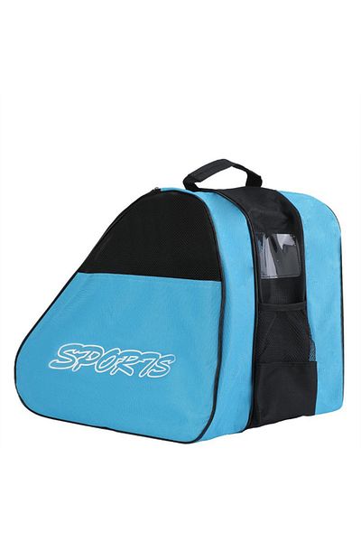 Choice blue Portable Roller Skates Bag Ice Skating Bag Large Capacity Breathable Kids Inline Skates Bag Ska
