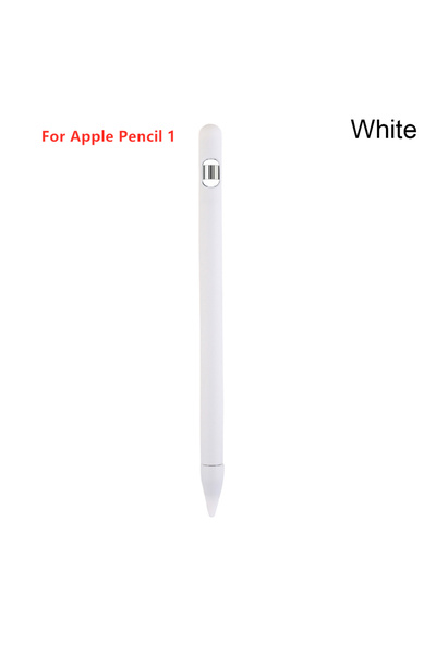 Choice جراب أبيض لجهاز iPad اللوحي مع قلم لمس وقلم واقٍ 4 في 1 من السيليكون ا...