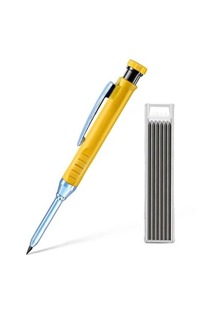 Choice مجموعة صفراء - B 2 قطعة/المجموعة 2.8 مم قلم رصاص ميكانيكي للنجار مع مب...