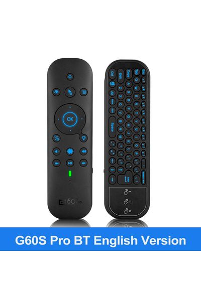 SkyBeats English With Battery New G60s Pro Bt Wireless Voice Remote Control 2.4g Bt5.0 Dual Mode Air Mouse Ir