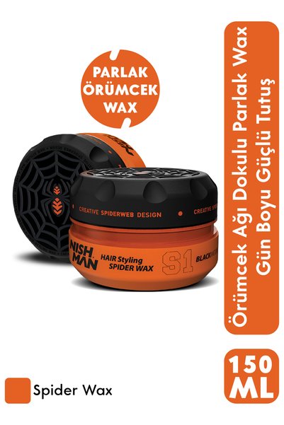 S1 Black Widow Saç Şekillendirici Spider Wax - 150 ml