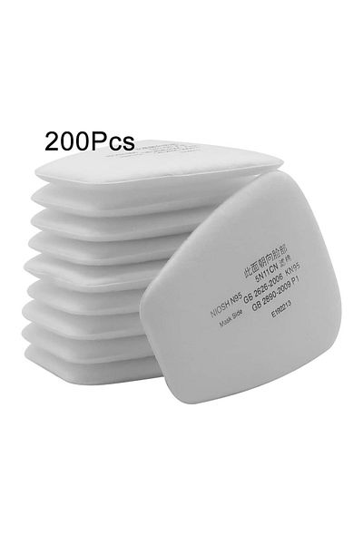 Choice black 5N11 Particulate Filter Cottons Respirator Filter Cotton Replacement, for Gas Respirator 6000