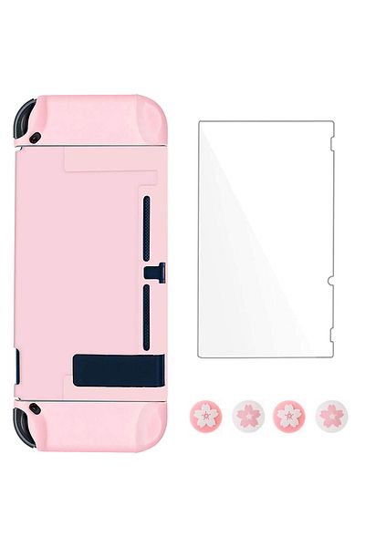 Choice Pack B 3 in 1 Protective Cover Case for Nintendo Switch and Joy-Con Controller with Screen Protector