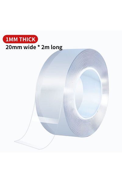 Choice G397A Nano Double Sided Tape Transparent Waterproof Strong Tape Reusable Nano Tape Kitchen Bathroom