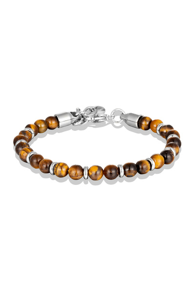 Choice 19cm Tiger Eye stone 6mm Tiger Eye Beads Strand Bracelets Men Women Ch...
