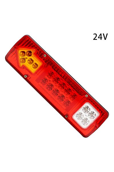 Choice 24v Indicator Lamp For Trailer Lorries Boat Truck 19LED Tail Lights Turn Signal Lamp Waterproof 12V