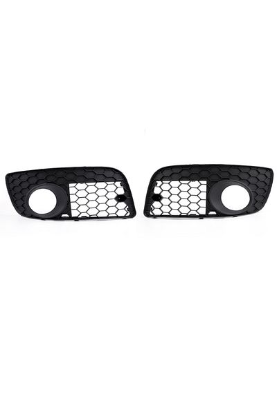 Choice Pair Front Bumper Fog Lamp Lights Grill Grille For VW GOLF MK5 GTI 2006-2009