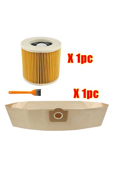 Choice as the picture Replacement Dust Bag Hepa Filter For Karcher WD3 Premium WD3200 WD 3300 MV3 Accessori