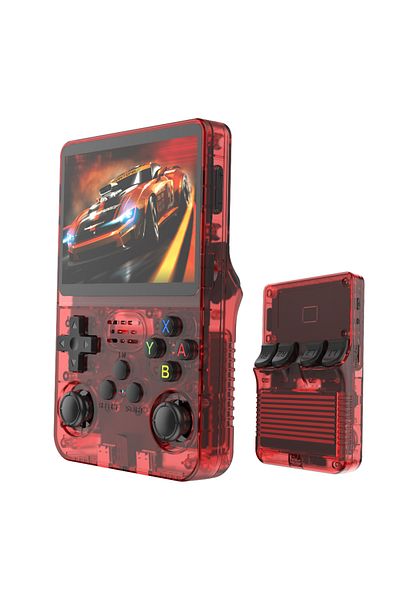 Choice Red 64G BOYHOM R36S Retro Handheld Video Game Console Linux System 3.5 Inch IPS Screen R35s Pro Port