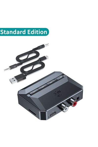 Choice v5.3 Standard Edition NFC Bluetooth 5.3 Audio Receiver 3.5mm AUX RCA USB U-Disk/TF HIFI Stereo Music