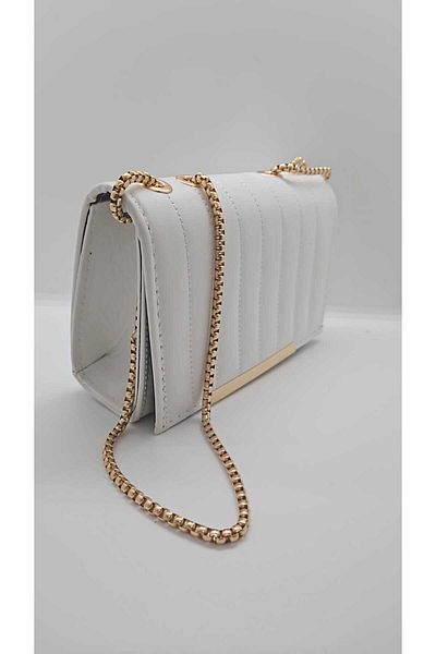 ALFA AKSESUAR 03 Hand Shoulder Bag with Adjustable Chain Strap Magnet Cover