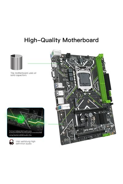 Choice اللوحات الأم MACHINIST B75 LGA 1155 مع واجهة NGFF M.2 HDMI VGA تدعم Intel i3/i5