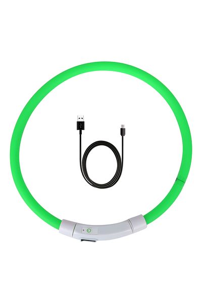 Choice Green Night Safety Flashing Glow Collar Night Luminous Charge Collar Led Usb Dog Collar Pet Accesso