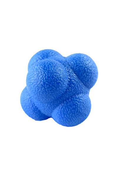 Choice كرة رد الفعل السداسية الزرقاء، كرة تدريب على المرونة لكرة السلة وكرة ا...