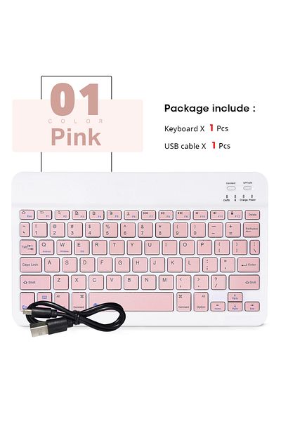 Choice Pink-no Mouse Mini Wireless Keyboard Bluetooth Keyboard For Ipad Phone Tablet Portable Bluetooth Key