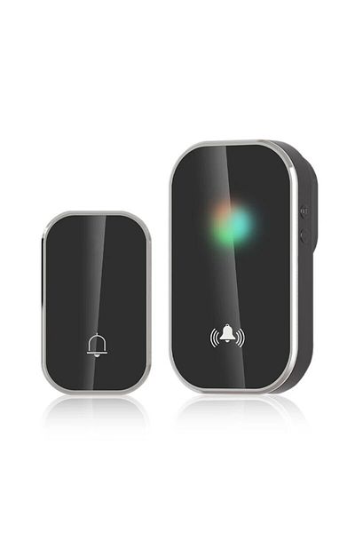 Choice Eu Plug Black Wireless Doorbell Smart Home Welcome Door Bell 36 Ringtones 300m Long Distance Outdoor
