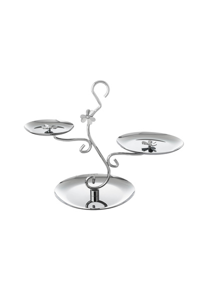 Dania Silver sweets rack with 3 plates