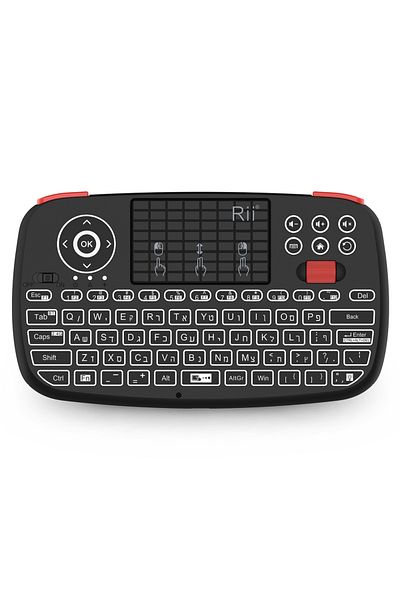 Choice Hebrew Keyboard Rii I4 Mini Bt Wireless Keyboard With Touchpad 2.4ghz Backlit Mouse Remote Control F