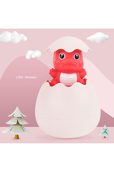 Choice Red dinosaur Fun Basketball Hoop Balls Playset Boys Girls Bath Toys Bathtub 3 Balls Set Strong Sucti