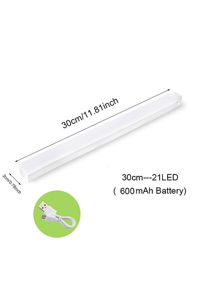 Choice 30cm-21LED White Wireless LED Night Light Motion Sensor Light Closet Night Lamp For Kitchen Bedroom