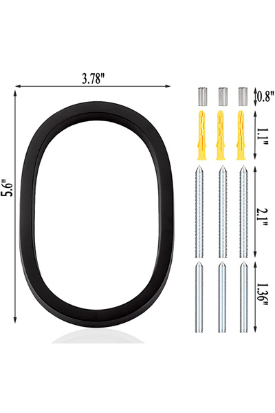 Choice 0 142mm Floating Exterior House Numbers Modern Number Signs on the Doo...