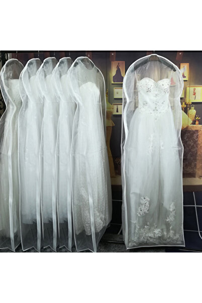 Choice 180x62x22cm Double-sided Transparent Tulle/Voile Wedding Bridal Dress ...