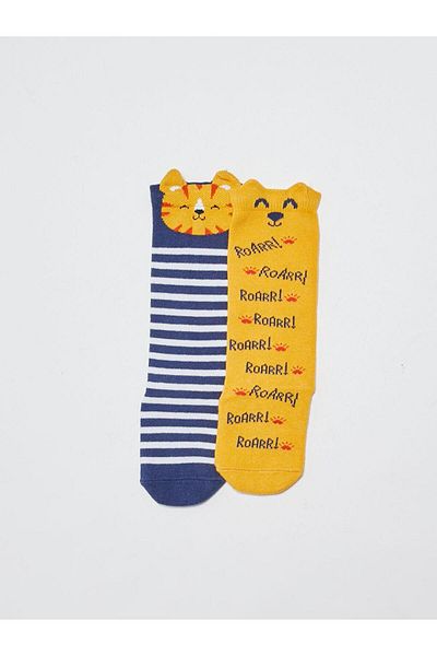 LC Waikiki Printed Baby Boy Knee High Socks 2 Pack (S1)