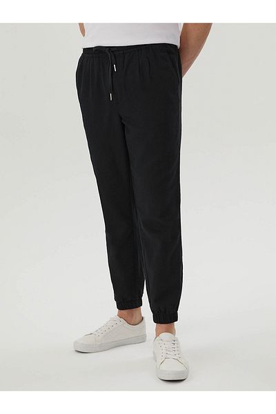 Loft Men's Regular Fit Black Trousers Lf 2029015