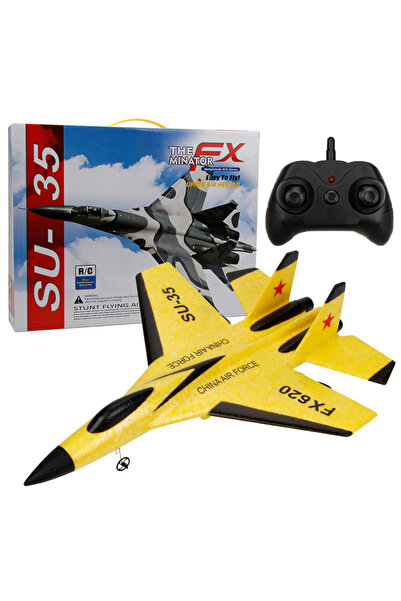 Choice طائرة RX620 RC Foam الصفراء من طراز SU-35 طائرة شراعية تعمل بالتحكم عن...