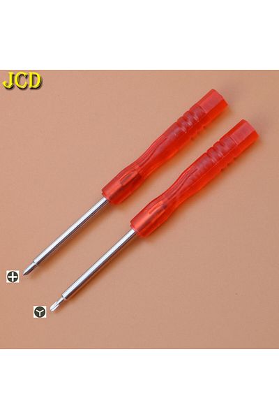 JCD 2 نموذج لكل قطعة مفك براغي ثلاثي الأجنحة لـ Gbc وGba Sp وGbm وWii و3ds Xl وNd