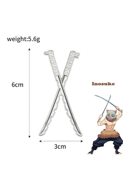 Choice X00276-11 Anime Demon Slayer Brooch Enamel Kimetsu No Yaiba Sword Pins Weapon Badge Fans Cosplay Sou